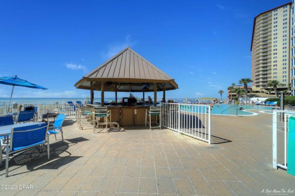 Tiki Bar by beachside pool Tiki Bar by beachside pool